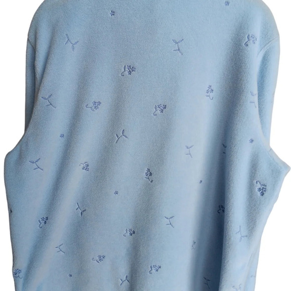 Denim & Company Blue Fleece jacket XL - Picture 3 of 7